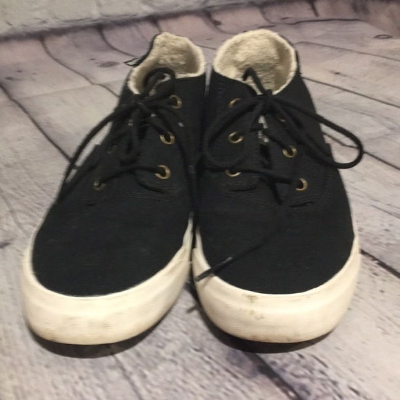 Keds mid tops black lace up sneakers Sz 6.5 - Picture 7 of 8